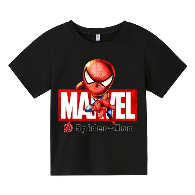 Marvel- Spiderman Hoodies Boys Girls Sweatshirts For Autumn Spring Print Cotton Children's Tops Sweaters Kids Sport Hoodie 2023