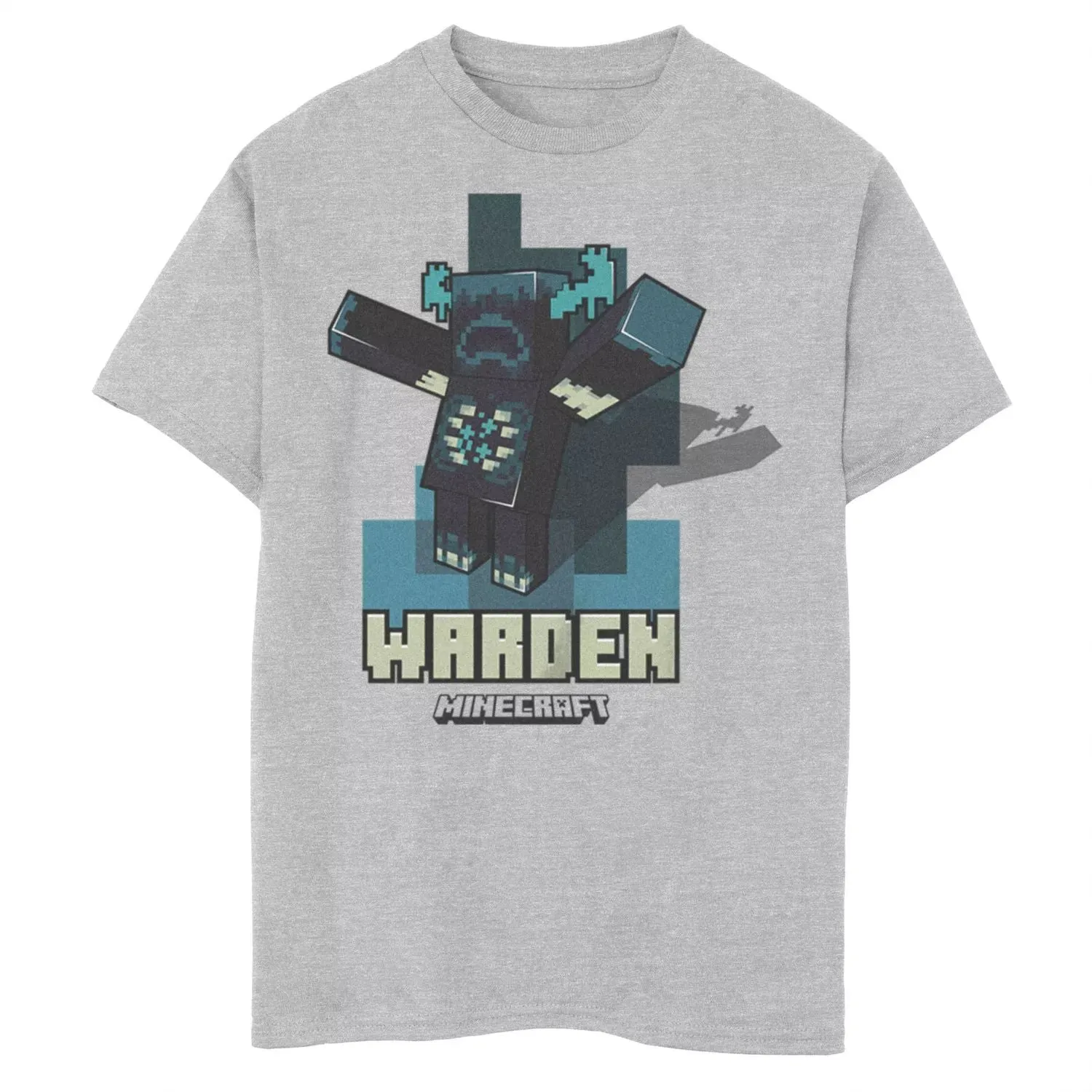 Minecraft Warden Happy Portrait T-Shirt for Boys 8-20 with Minecraft Graphics