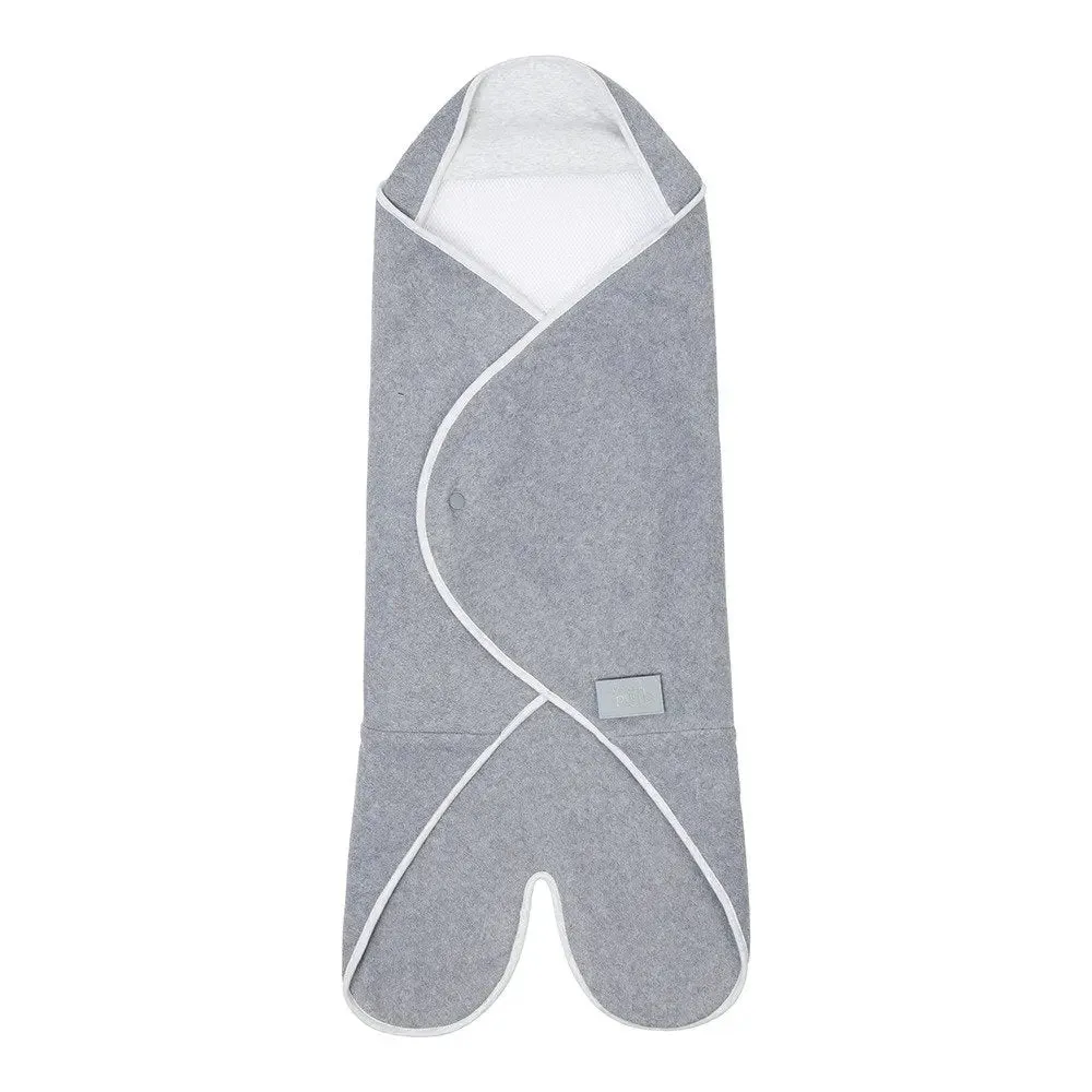 Minimal Grey Cosy Wrap Travel Blanket