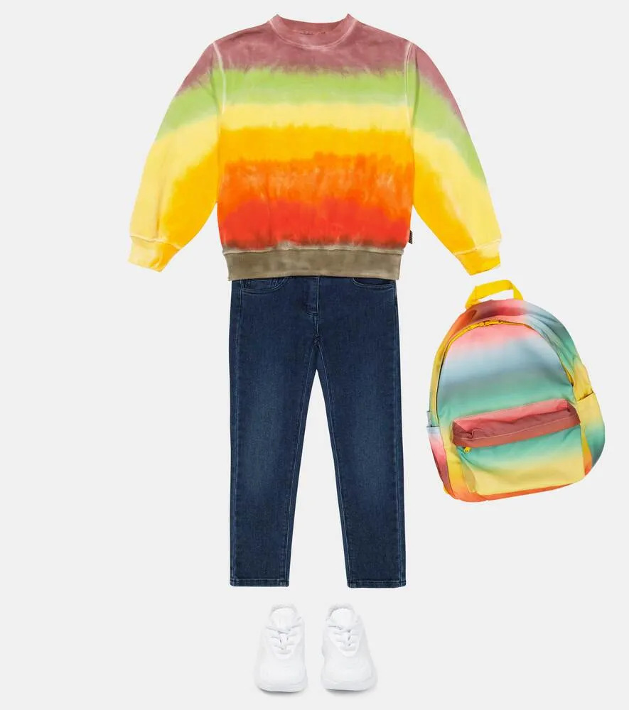 Monti striped Molo cotton sweatshirt, multicolored