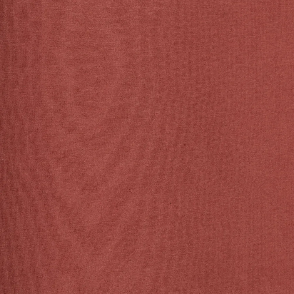 ORGANIC Cotton Lycra Solid Knit - Rust