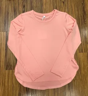 Peach Long Sleeve Performance Tee