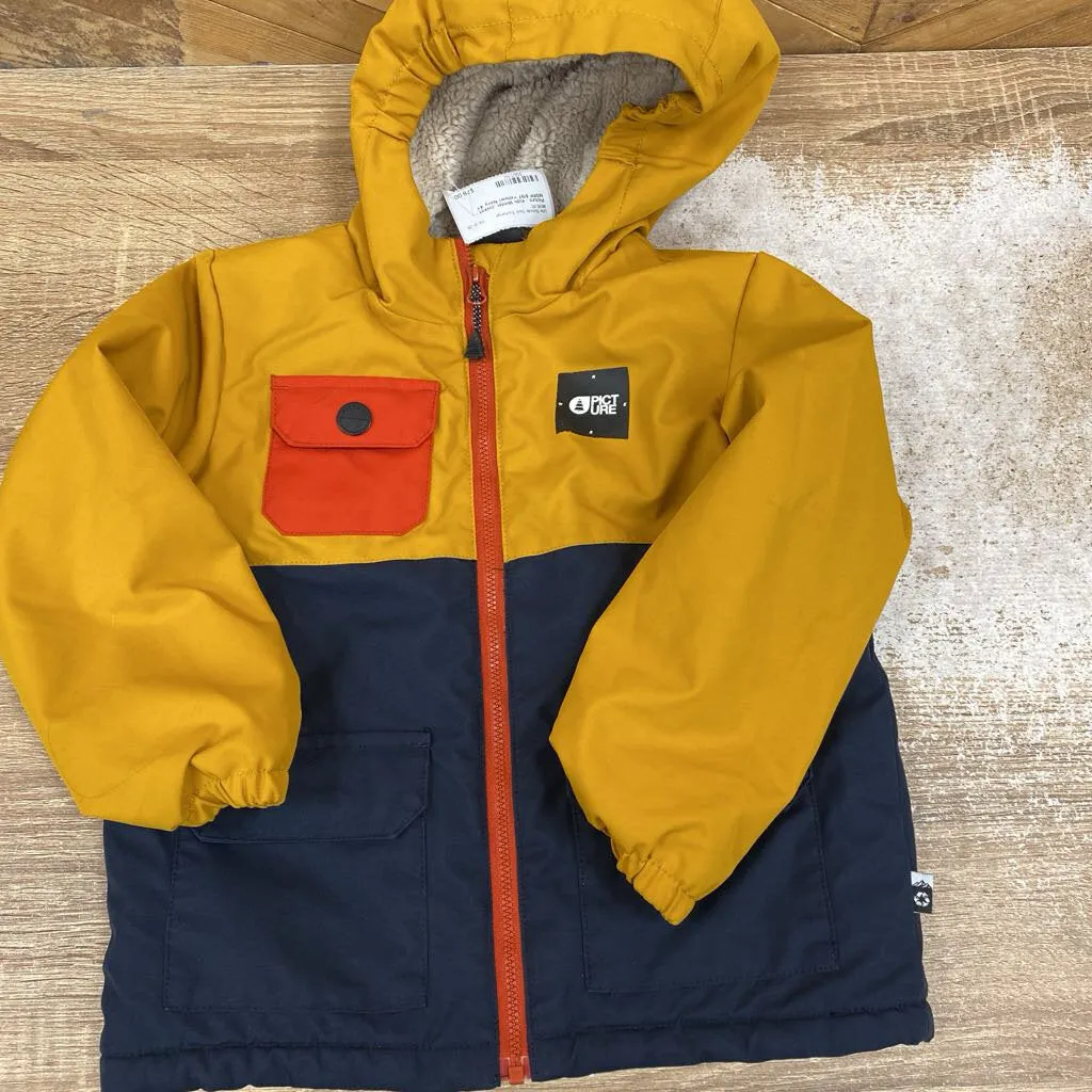 Picture - Kids Winter Jacket - MSRP $197: Yellow/ Navy-children-4Y