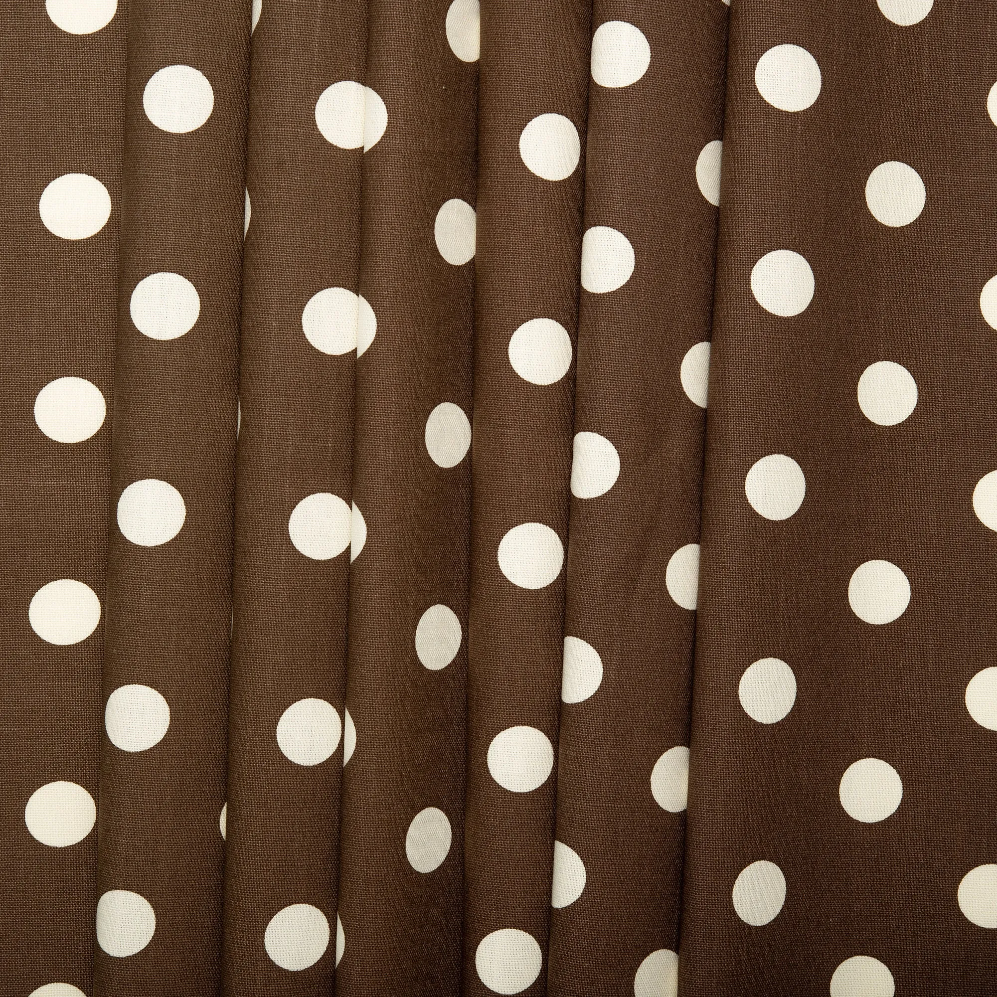 Printed Craft Canvas - TIC-TAC-TOE - Dots - Brown