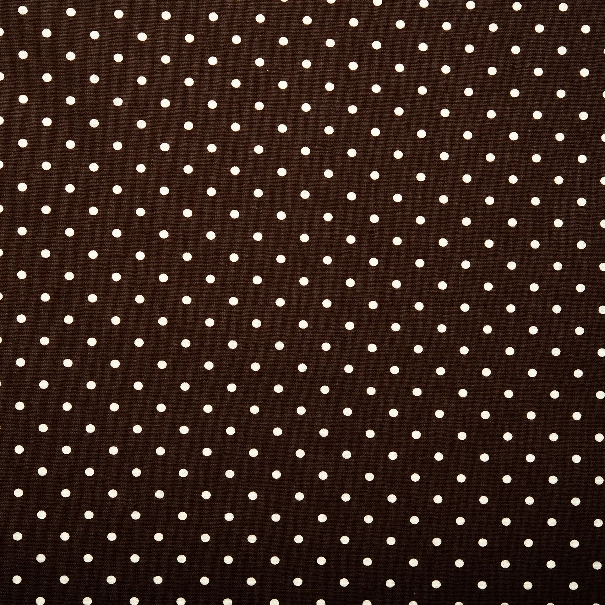 Printed Craft Canvas - TIC-TAC-TOE - Polka dots - Brown