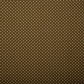 Printed Craft Canvas - TIC-TAC-TOE - Polka dots - Dark olive