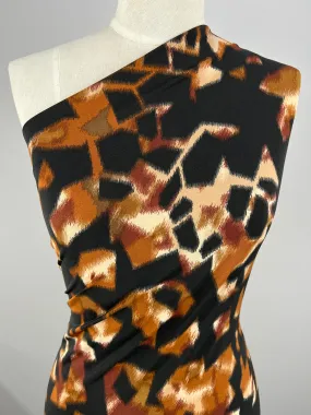 Printed Lycra - Blurred Blocks - 150cm