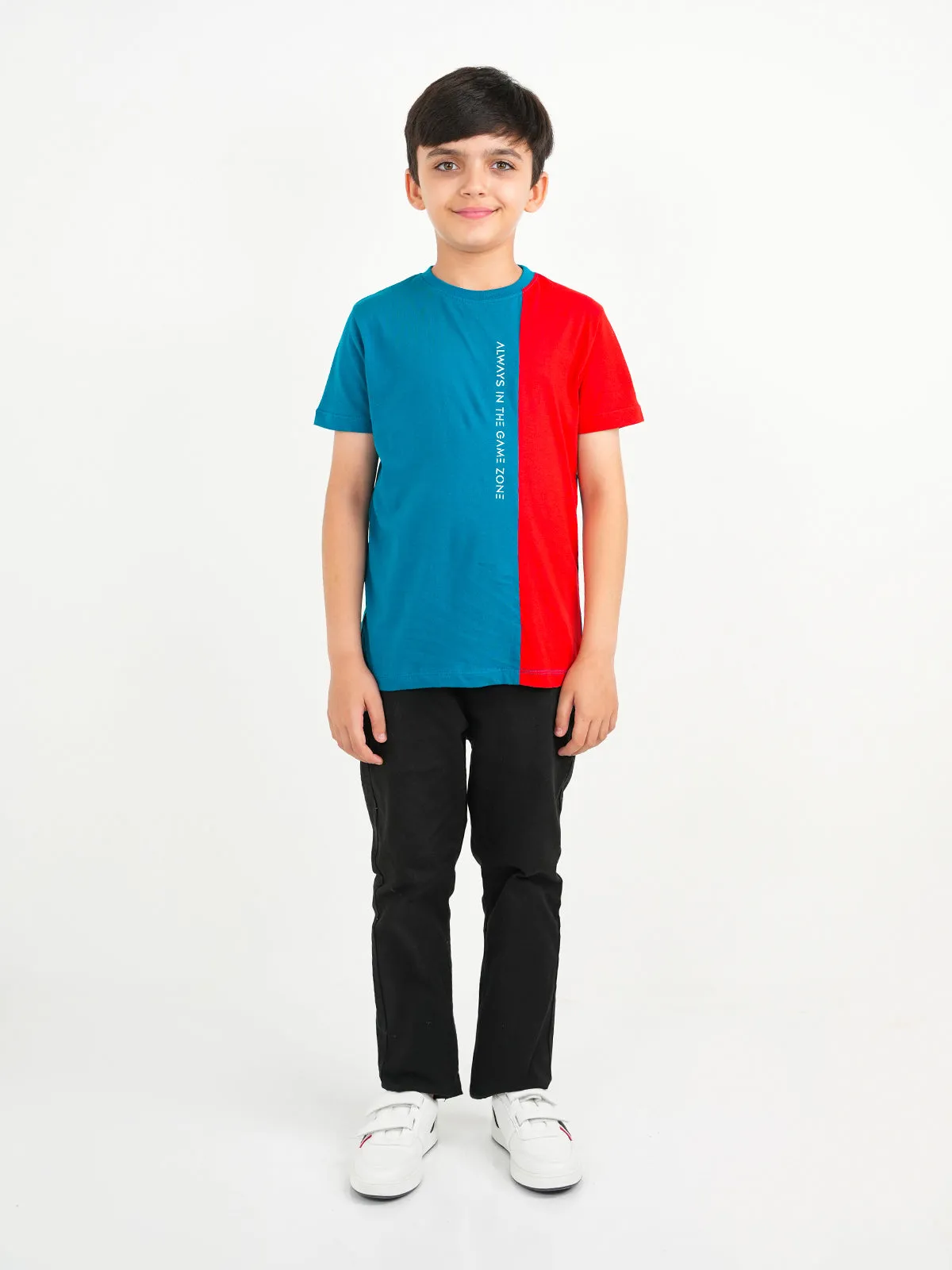 "ATUX" Kids Casual Summer Crewneck T-Shirt