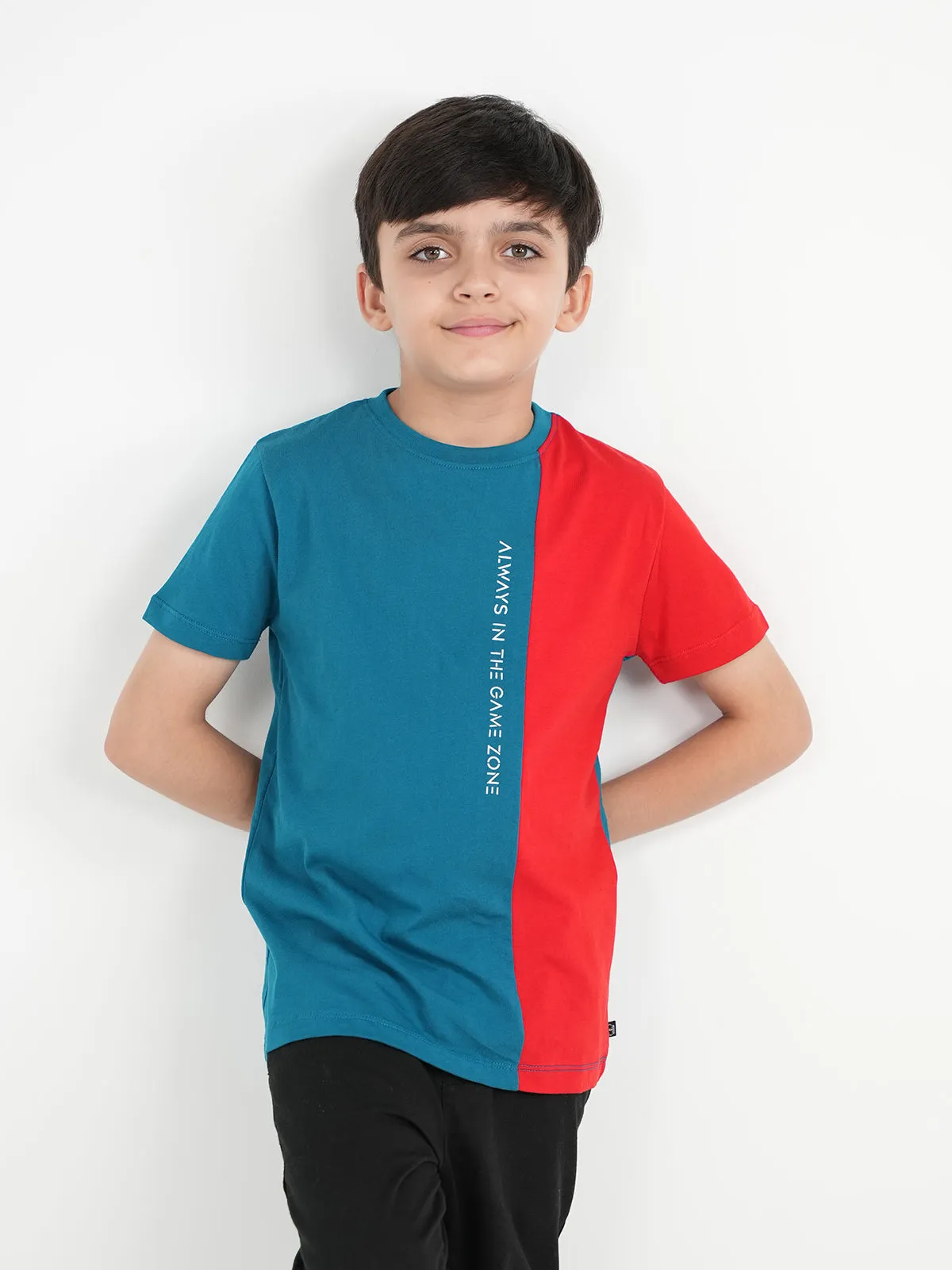 "ATUX" Kids Casual Summer Crewneck T-Shirt