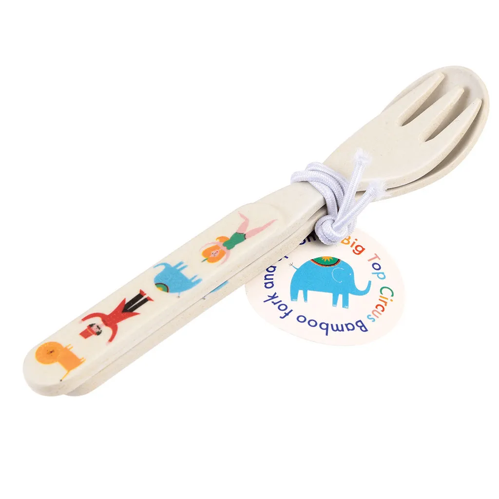 Rex Big Top Circus Bamboo Cutlery