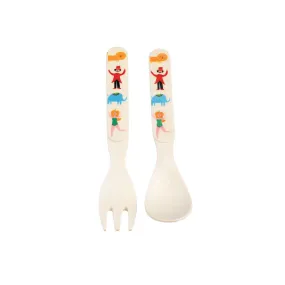 Rex Big Top Circus Bamboo Cutlery