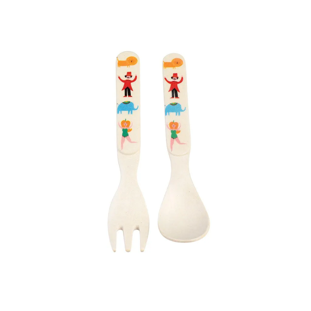 Rex Big Top Circus Bamboo Cutlery