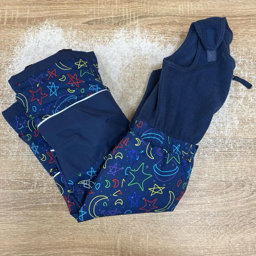 Ripzone - Snowpants/w Bib - MSRP $79: Navy/Multi-children-3T