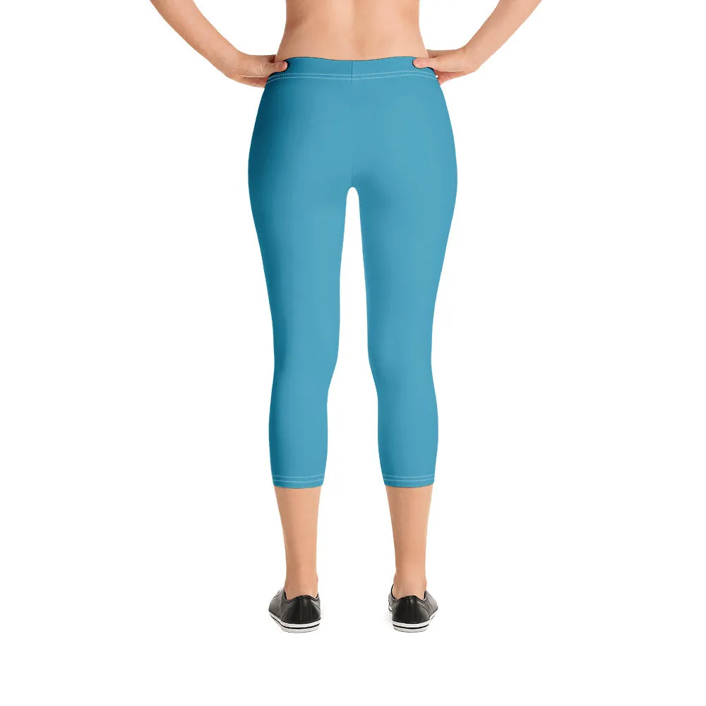 Savannahwood Teal Capri Leggings