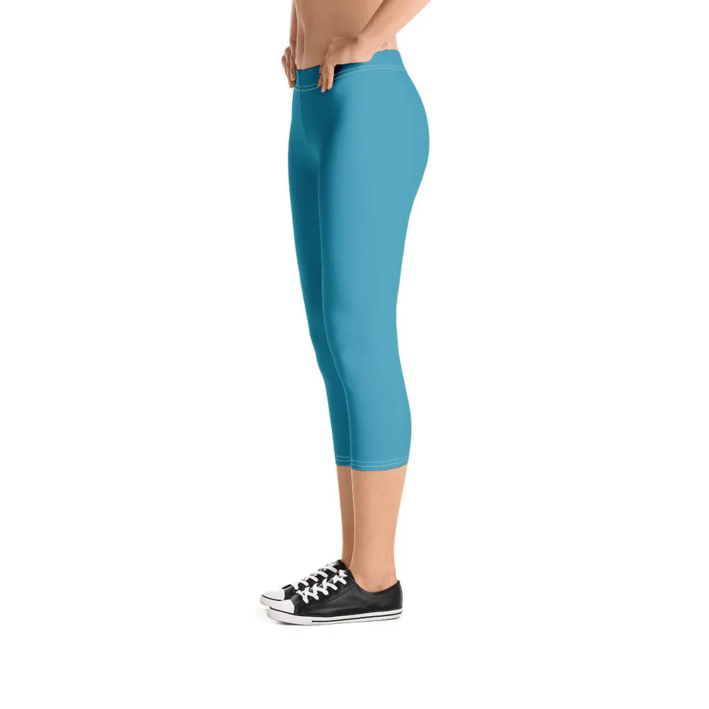 Savannahwood Teal Capri Leggings