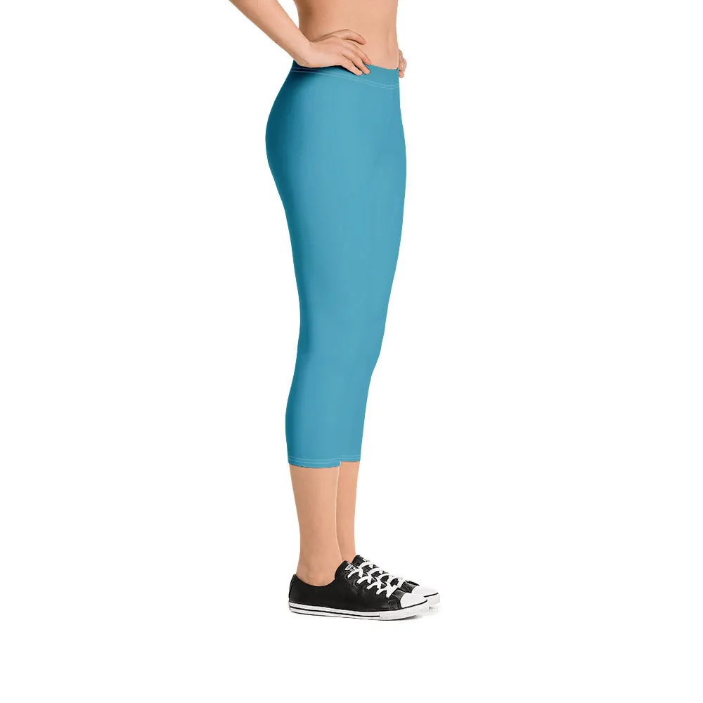 Savannahwood Teal Capri Leggings