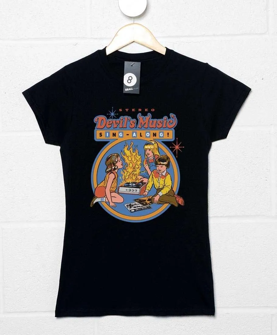 Steven Rhodes Devil's Music Womens Style T-Shirt