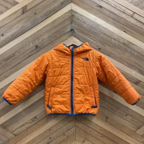 The North Face - Kids Reversible Puffer Jacket - MSRP $130: Orange/Blue-children-4T