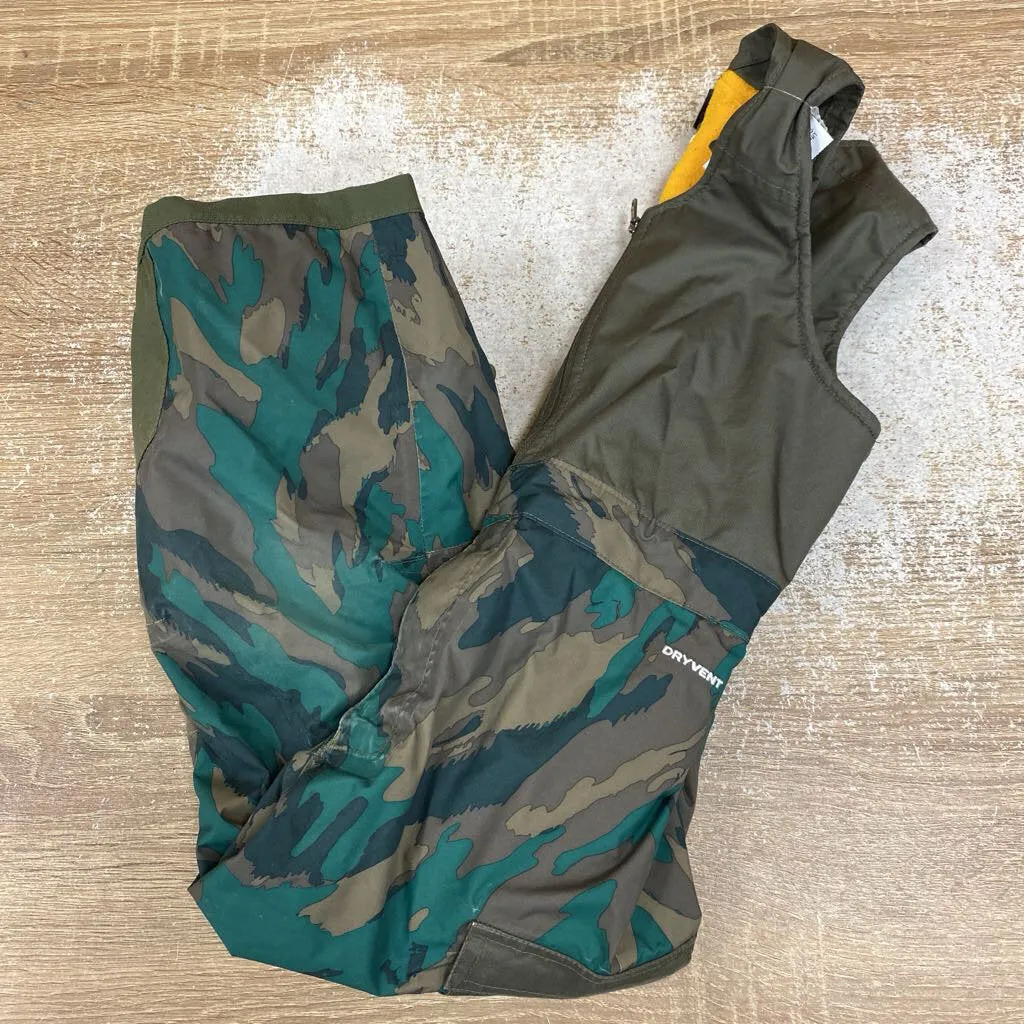 The North Face- toddler fleece bib snow pants- MSRP $150 : Green Camo -children-3T