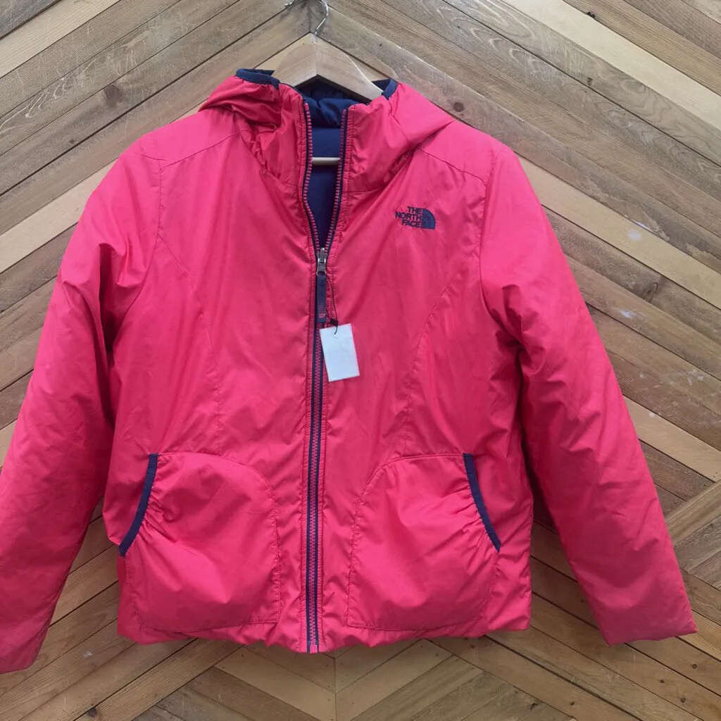 The North Face- Youth Insulated winter jacket- MSRP $230: Pink Navy -children-XL Y