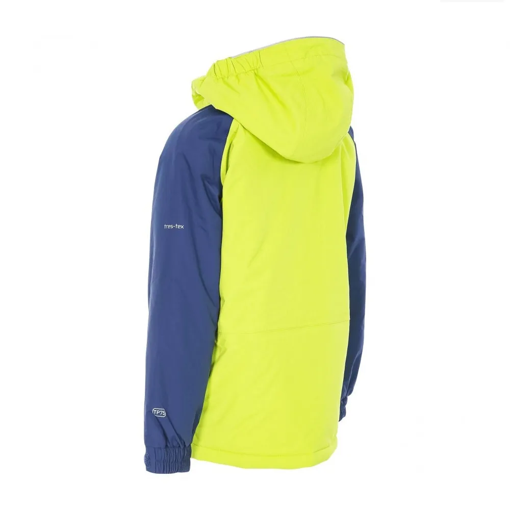 Trespass Freebored Boys Jacket - Lime 2-3 yrs