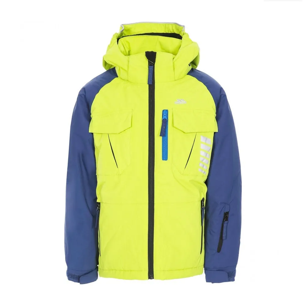 Trespass Freebored Boys Jacket - Lime 2-3 yrs