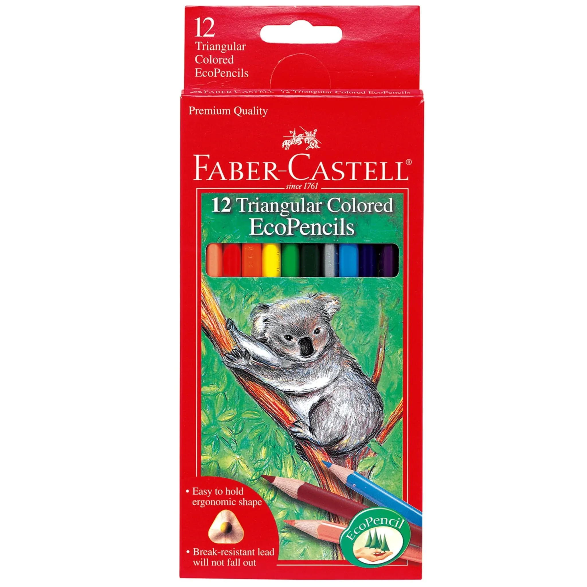 Triangular Color EcoPencil - 12 Pack