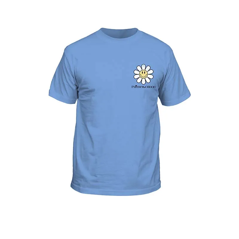 Youth Smiley Face Daisy Short Sleeve T-Shirt